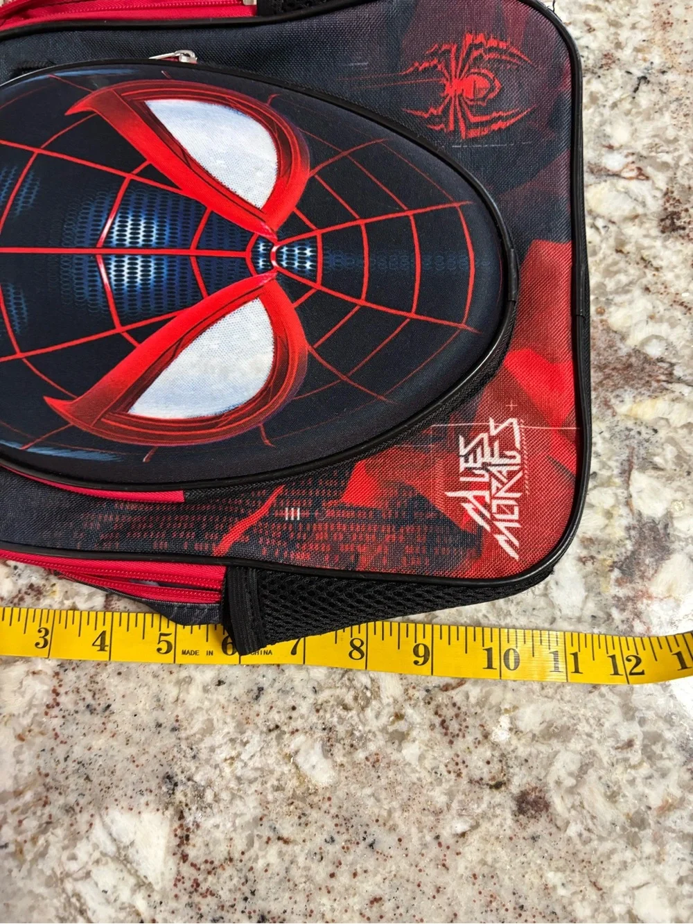 Marvel Miles Morales Spider-Man Kids Backpack in Black and Red